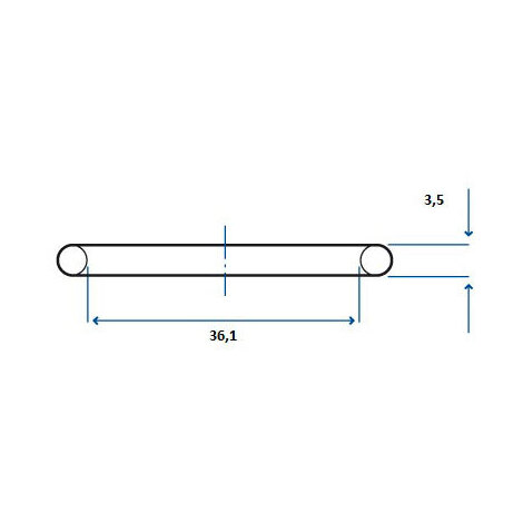 OR  3,53X 36,10 4143 VITON X RACCORDO T5